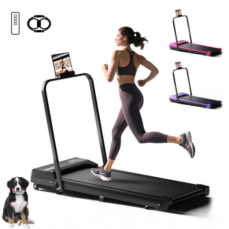 🚶‍♂️ Light Up Your Steps – Smart LED Walking Treadmill